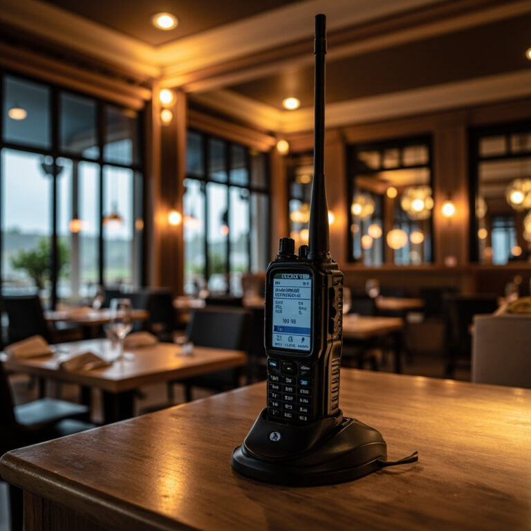 Restoran ve cafe masa üstü telsiz çözümleri